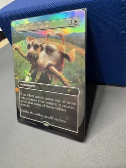 Anointed Procession 1511 Foil Secret Lair Drop, Raining Cats & Dogs SLD - Image 3