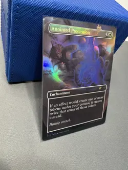 Anointed Procession 1511 Foil Secret Lair Drop, Raining Cats & Dogs SLD - Image 4