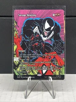 Savage Beating (Borderless) Marvel Universe Eternal-Legal Regular Mythic Rare 26 - Image 1