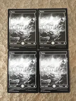 MTG *4 Plains Basic Land Full Art 269/277* (NM) Midnight Hunt Magic Gathering - Image 1