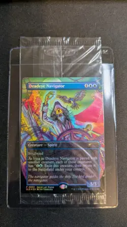 Sealed Deadeye Navigator 0902 Borderless Art Foil Secret Lair Drop Promo MTG - Image 1