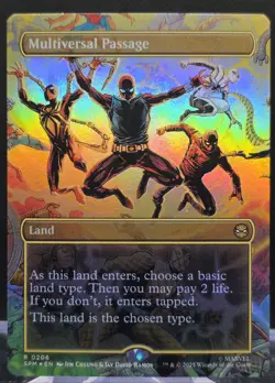 Multiversal Passage #206 Marvel's Spider-Man Borderless Foil Rare - Image 1