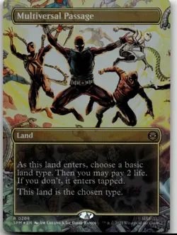 MTG: Multiversal Passage (Borderless) - Marvel's Spider-Man #206 R Foil NM - Image 1