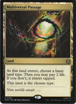 Multiversal Passage R Marvel's Spider-Man 180 NM Normal MTG - Image 1