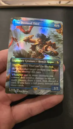 The Destined Thief Foil Scene Nm Final Fantasy Mtg - Image 1