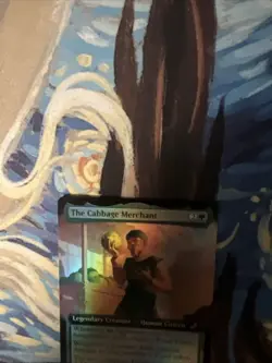 The Cabbage Merchant Extended Art Foil ATLA Magic The Gathering Mint - Image 5