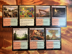MTG 7 x Gruul Rare Land Lot Commander: Bloomburrow Near-Mint! - Image 1