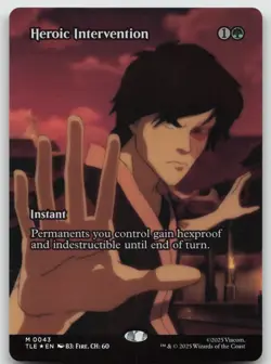 Heroic Intervention (Borderless) M Foil Avatar: The Last Airbender: Eternal 43 N - Image 1
