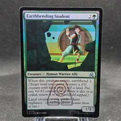 Earthbending Student Foil Avatar The Last Airbender MTG TLE #0249 - Image 1
