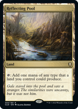 Reflecting Pool - Foil NM, English MTG Commander Legends: Battle for Baldur's Ga - Image 1