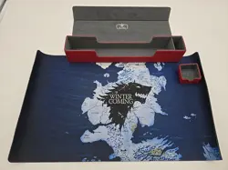Winter Is Coming Playmat With Ultimate Guard Magnetic Mat Case - Image 1