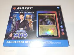 Magic The Gathering Universes Beyond: Doctor Who Masters Of Evil Commander Deck - Image 1