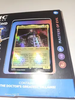 Magic The Gathering Universes Beyond: Doctor Who Masters Of Evil Commander Deck - Image 2