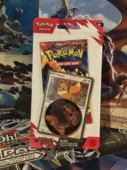 Pokemon TCG Destined Rivals Checklane Blister-Eevee Promo-Factory Sealed New - Image 1