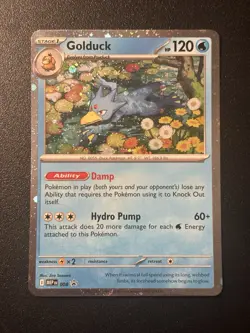 Golduck 008 Black Star Promo - Pokemon TCG Mega Evolutions Blister Fresh - NM - Image 1