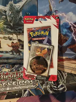 Pokemon TCG Destined Rivals Checklane Blister-Eevee Promo-Factory Sealed New - Image 1