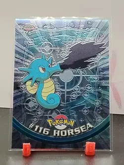 2000 Pokemon Topps Chrome TV Animation Edition Series 2 Horsea #116 - Image 1