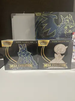 POKEMON TCG MEGA EVOLUTIONS GARDEVOIR & LUCARIO ETB ELITE TRAINER BOX NEW SEALED - Image 1