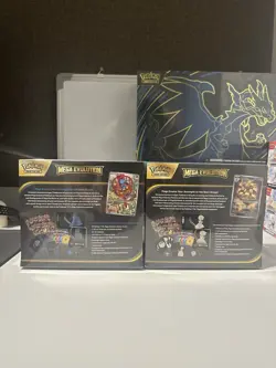 POKEMON TCG MEGA EVOLUTIONS GARDEVOIR & LUCARIO ETB ELITE TRAINER BOX NEW SEALED - Image 2