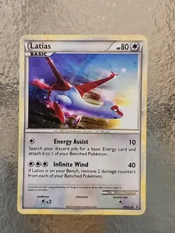 Pokemon TCG Latias Unleashed HGSS10 Holo Promo Near Mint Condition - Image 1