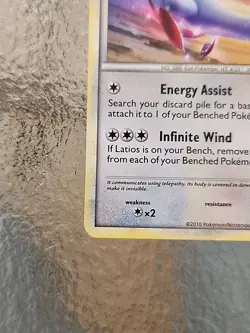 Pokemon TCG Latias Unleashed HGSS10 Holo Promo Near Mint Condition - Image 4