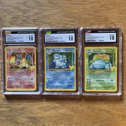 Pokemon Celebrations Charizard, Blastoise, Venusaur Classic Collection CGC 10!! - Image 1