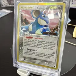 Nidoqueen Reverse Holo 7/101 Dragon Frontiers 2006 Pokemon Stamped Delta species - Image 1