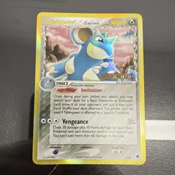 Nidoqueen Reverse Holo 7/101 Dragon Frontiers 2006 Pokemon Stamped Delta species - Image 2