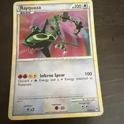 Pokemon TCG Rayquaza 20/95 Reverse Holo Rare Call of Legends - Image 1