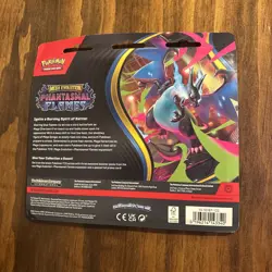 Pokemon TCG Mega Evolution - Phantasmal Flames Booster Blister - 3 Packs - Promo - Image 2