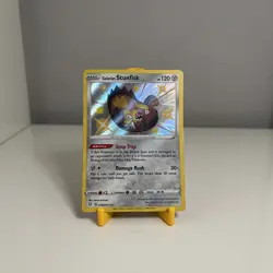 Pokemon - Galarian Stunfisk - SV088/SV122 - Shining Fates Shiny Vault - Holo NM - Image 1