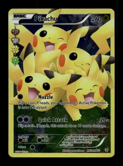 2016 Pokemon XY Pikachu (Full Art) RC29-32 Generations: Radiant Collection Holo - Image 1