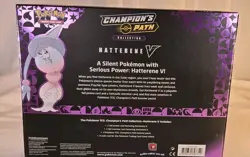 Pokemon TCG Champions Path Hatterene V Collection Booster Box Pokemon Sealed - Image 4