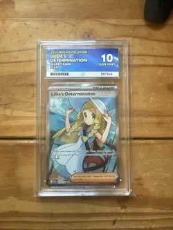 Pokemon Lillie's Determination 169/132 Mega Evolution ACE 10 PERFECT SUBGRADES - Image 1