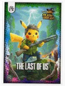 POKEMON PIKACHU COSPLAY - THE LAST OF US #32 * GALAXY HOLO - Image 1