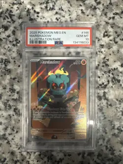 2025 Pokemon Meg En Marshadow Illustration Rare PSA 10 Gem Mint 146/132 - Image 1