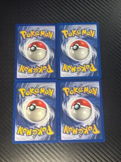 Pokemon TCG Base Set Starters (Pikachu, Bulbasaur, Squirtle and Charmander) - Image 2