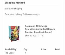 LOT of 4 - Pokemon Ascended Heroes Booster Bundle - PRESALE - CONFIRMED - Image 2