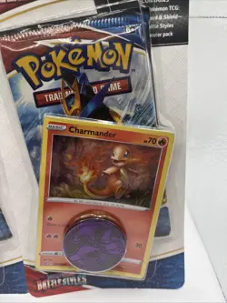 Pokemon Battle Styles Charmander Blister Pack Promo X3 sealed booster packs - Image 4