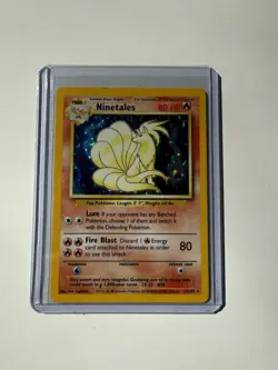 Ninetales Base Set 12/102 Holo Rare 1999 WOTC Vintage Original Pokemon TCG LP - Image 2