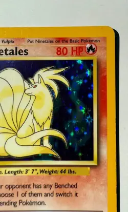 Ninetales Base Set 12/102 Holo Rare 1999 WOTC Vintage Original Pokemon TCG LP - Image 3