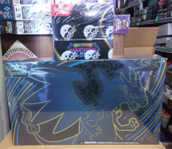 POKEMON PHANTASMAL FLAMES BOOSTER BOX + MEGA CHARIZARD UPC ULTRA PREMIUM - Image 1