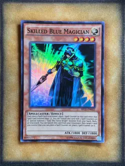Yugioh Skilled Blue Magician SECE-EN032 Super Rare LP - Image 1