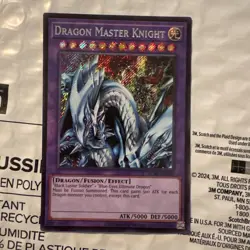 Yu-Gi-Oh! Dragon Master Knight LCKC-EN065 Secret Rare Unlimited NM - Image 1
