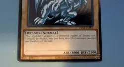 Yu-Gi-Oh Blue-Eyes White Dragon OP28-EN001 Ultimate Rare Very Lightly Played - Image 3