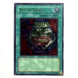 Pot of Greed LP 1st Edition Ultimate Rare DPKB-EN029 Yu-Gi-Oh! TCG See Photos - Image 1