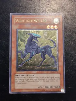 Yu-Gi-Oh! ULTIMATE RARE CARD WROUGHTWEILER CRV-EN912 VLP - Image 1
