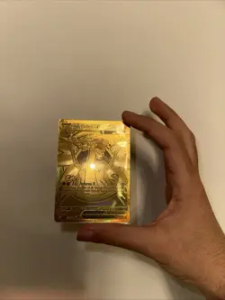 Gold Mega Charizard X EX 130/094 - Pokemon TCG card From Phantasmal Flames - Image 2