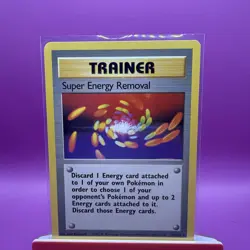 Super Energy Removal Pokemon Card WOTC Base Set 79/102 Rare Vintage 1999 LP - Image 1