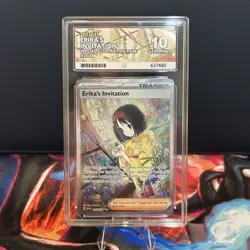 ACE 10 Erika's Invitation 203/165 SIR S&V 151 Pokemon Card Perfect Sub Grades - Image 1